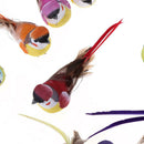 12pcs DIY Artificial Foam Feather Simulation Colorful Craft Birds Bundled