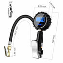 Digital Tire Air Inflator Pressure Gauge 200 PSI Car Motorcycle Truck Bike Q9B4