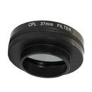 Optical Glass Split Polarizing Filter CPL Lens for GoPro Hero 37mm Camera