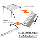 1Set Portable Camping Grill - a Lightweight Multi-Function Universal Barbec