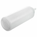 Plastic Squeeze Bottle Condiment Dispenser Ketchup Mustard Sauce Clear whit I3Y6