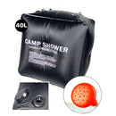 40L Portable Outdoor Hiking Folding Solar Camp Shower Water Bathing Bag