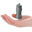 5V 2.4A Aluminum Alloy Dual USB Car Charger Power Adapter for Phones Tablet