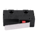 20Pcs AC 125V 250V 5A SPDT 3-Pin Momentary Plastic Micro Limit Switch Black