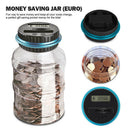 2.5L Spaarpot Teller Coin Elektronische Digitale LCD Tellen Munt Geld Savin C3K6