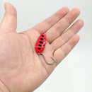 6 Pcs Fishing Spoon Spinner Koeder Metal Hook Hard Art Coating Colorful 6g