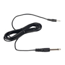 Instrument Male to Male Guitar Cable 6.35mm to 3.5mm Cord for Violin 300cm