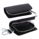 Key Wallet Square Buffalo Zipper Multi-function Car Key Chain Wallet -OZ
