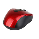 Wireless Mouse 1600DPI Adjustable with Mini USB Receiver for Loptop Red