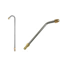 2pcs Stainless Steel Water Washer Lance Spray Wand Angled Lance Extension 1/4