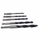 5x 1/4" HSS Drill Speed Steel Bit Set Woodworking Hexagonal Handle Power Tool kj