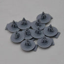 10pcs Clips For  MINI Cooper Wheel Arch Skirt Trim Fastener Grey R50 R52 R53