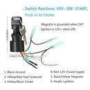 87-17009A5 Boat Motor Ignition Key Switch For Mercury Outboard Motors 3 Pos Y6T4