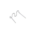 100 Pcs/Set Precut Wave Flat Hot Staples 0.8mm For Plastic Stapler Repair Welder