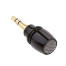 Mini Plug in Vocal Instrument Condenser Microphone 3.5mm Mono TS Plug Black
