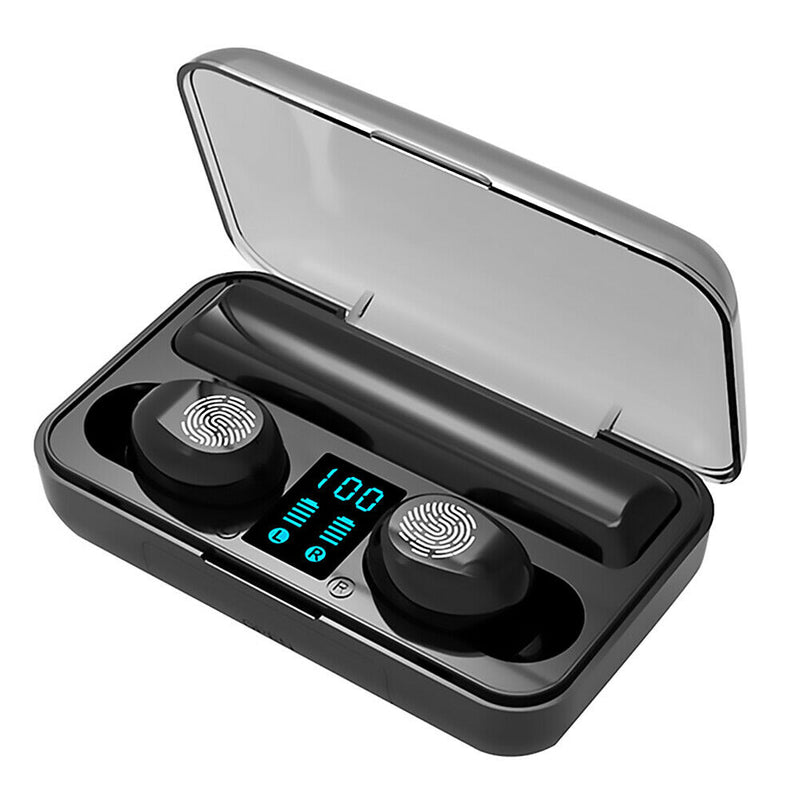 F9 TWS Wireless LED Display Headset Bluetooth Touch Headphone w/Charge Box A