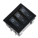 KCD3 34*40 Big Rocker Switches Black Three-Way Switch 9 Pin 2 Position  3CB.AU