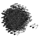 Metal Household Clothing Fastener Tool Clip Buttons Safety Pins 1000pcs Bla