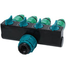 Garden Hose Splitter Water Pipe 4 Way Tap Garden Tap Connector 4/7 Mm Crane L3I7
