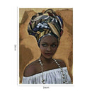 5D DIY Diamond Painting Africa Hat Women Cross Stitch Embroidery Mosaic Kit