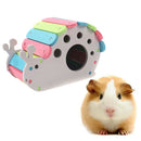 Colorful Hamsters Hideout SNAIL Shape House Climbing Hut Pet Bedding Cage Teeth
