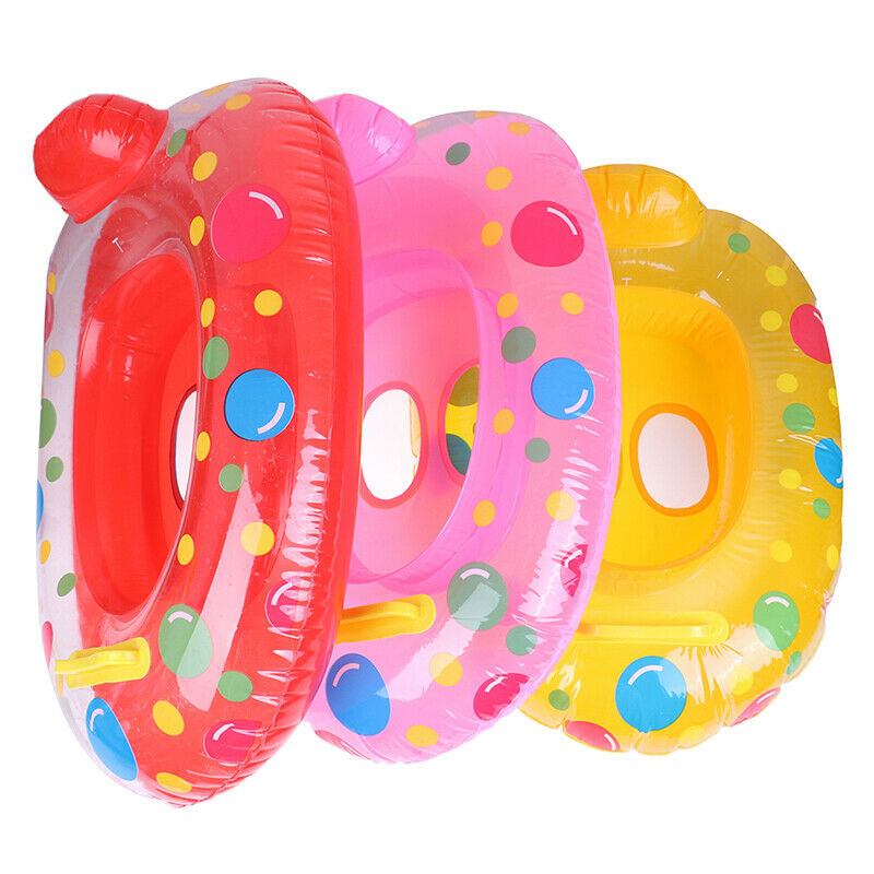 Summer Kids Baby Inflatable Seat Swim Ring Pool Aid Trainer Swim Float boatBX