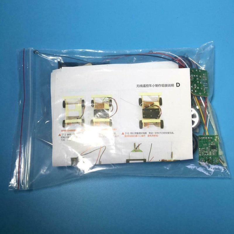 Wireless Remote Control Racing Car Assembled Puzzle Scientific Experiment