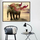 Elephant 5D Round Diamond Painting Embroidery DIY Cross Stitch Needlework