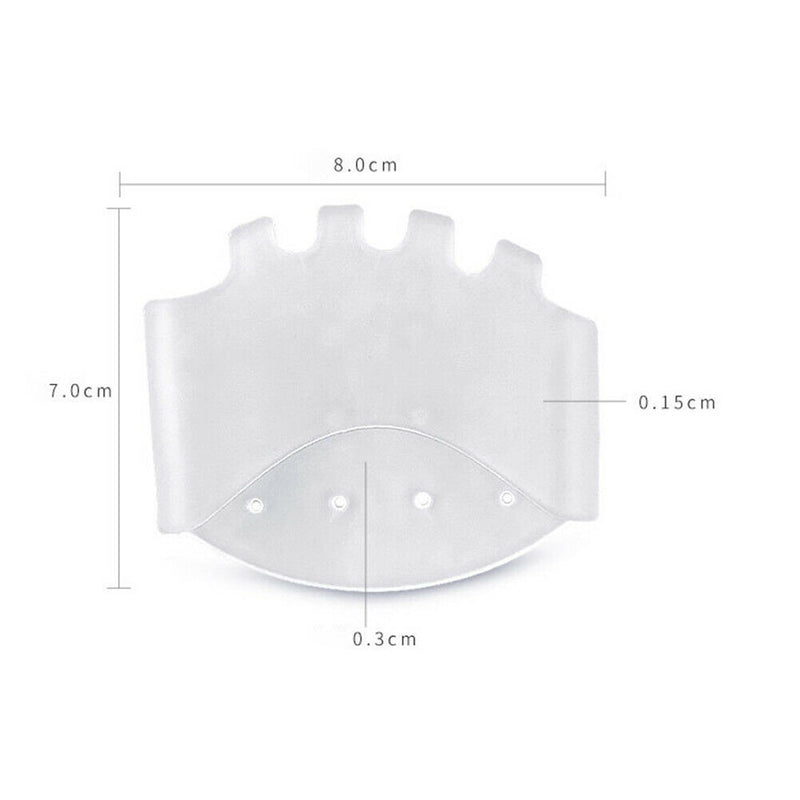 Silicone Gel Insoles Forefoot Pads Pain Relief Toe Separator Foot Insert-Cushion