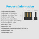 USB Bluetooth V5.0 Wireless Mini Dongle Adapter For Windows PC 10 7 Laptop V9H1