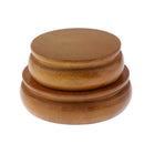 Wooden Round Base for Teapot Bonsai Pot Buddha Statue Antiques Tea Sets 12cm