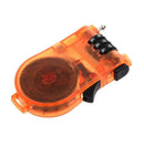 3 Feet Cable Lock Retractable Combination for Luggage Cycling - Orange X5H2