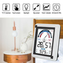 1X(Lcd Digital Large Screen Press Thermometer Hygrometer Electronic Tempera