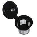 6Pcs Reusable K Cups for Keurig K200, K300, K400, K500,  Black