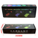 5V USB 4 in 1 LED Car Foot Light RGB SMD5050 72 LED Strip Ambient Lamp A