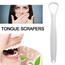 Stainless Steel Tongue Scraper Cleaner Pouchs Dental Oral Bacteria Long Han K3K5