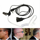 5X(2 Pin Covert Acoustic Air Tube Mic Microphone Earphone Earbud Headset E O6M5)