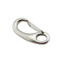 10Pcs Stainless Steel Spring Snap Hook Clips Buckle Shackle Claw  Marine B MMK