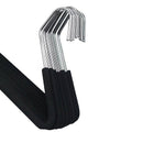 Heavy Duty Open Ended Easy Slide Chrome Trouser Hangers Organizers (Set of  C7A5