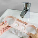 ecoco Automatic Toothpaste ecoco Dispenser Dust-Proof Toothbrush Holder Wit
