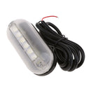 2x 12V White Light Stainless Steel Underwater Boat Marine 6 LED Light