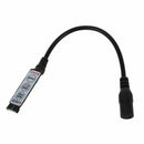 RGB LED Strip Bar Strip Controller 12A 12V 24V Dimmer Black