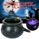 Cauldron Halloween Mister Mist Smoke Fog Machine Color Changing Party Prop W7P7