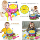 5pcs/Set Plastic Drum Musical Instruments Band Kit Music Toys for Children