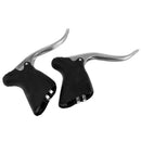 1 Pair Road Bike Drop Bar Brake Lever Bent Handlebar Bicycle Handbrakes