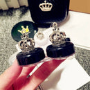 Mini Stylish Simple Contact Lens Hard Case Travel Kit with Mirror Bottle wi