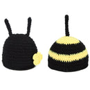 Newborn Baby Girl Boy Crochet Knit Bee Costume Photo Photography Prop Outfit set