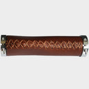 Comfortable Durable Pu Bicycle Grips Retro Bike Mountain Bicycle Folding Bi V5O2