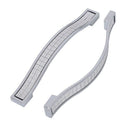 6 x Crystal Furniture Handle Bar Grip Handle Kitchen Cabinet Drawer Door Ha Z3B4