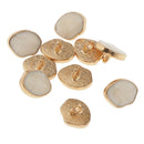 10pcs 12mm marble enamelcovered shank Buttons Metal Shank Buttons for Sewing DIY